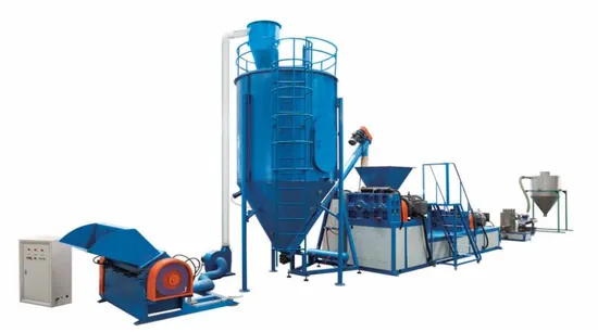 Plastic Foam EPS and EPE Granules Recycle Machine Pellet Production Line